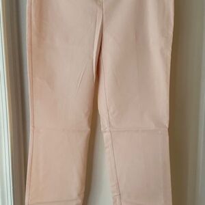 Alfani Pink Pull on Skinny Leg Crop Pants